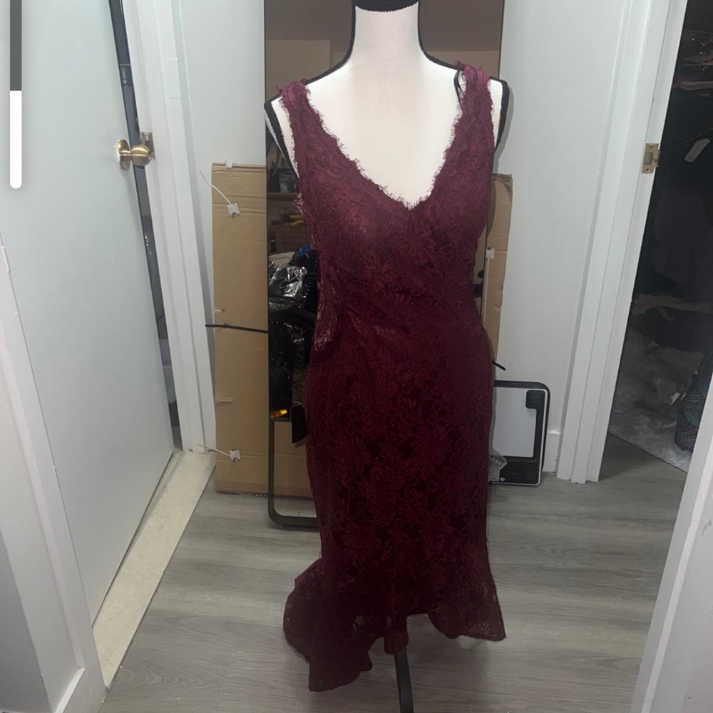 NWT Bebe midi/high-low dress